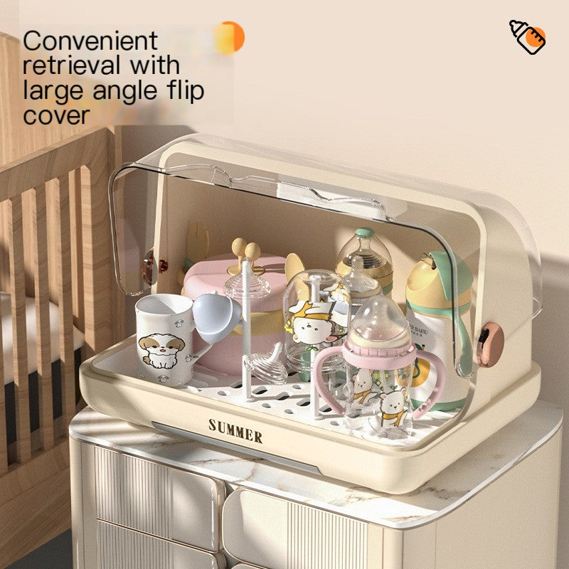 UV Sterilizer Cabinet for Baby Bottles with Dust Cover