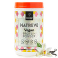 Natreve Vegan Protein Powder - 25g Plant Based Protein Powder with Probiotics and Amino Acids - Gluten Free French Vanilla Wafer Sundae 18 Servings